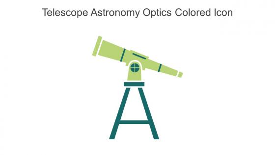Telescope Astronomy Optics Colored Icon In Powerpoint Pptx Png And Editable Eps Format