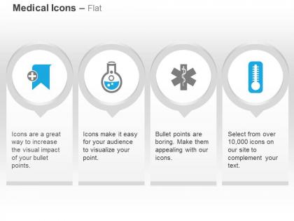 Temperature checkup medical record symbol flask ppt icons graphics