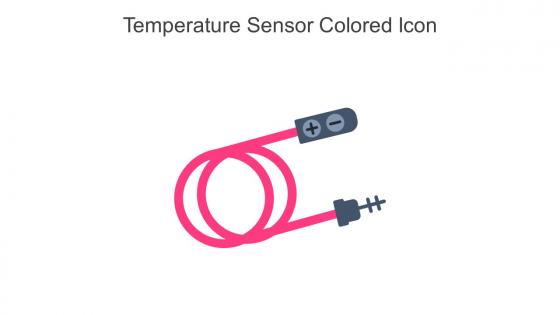 Temperature Sensor Colored Icon In Powerpoint Pptx Png And Editable Eps Format