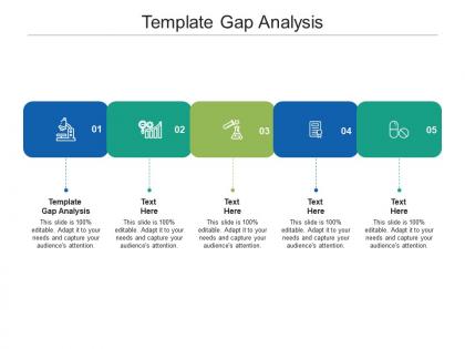 Template gap analysis ppt powerpoint presentation portfolio summary cpb