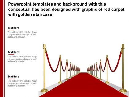 Templates with this conceptual has been designed with graphic of red carpet with golden staircase