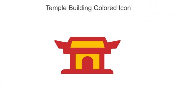 Temple Building Colored Icon In Powerpoint Pptx Png And Editable Eps Format