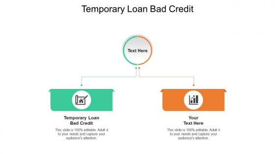 Temporary loan bad credit ppt powerpoint presentation layouts picture cpb