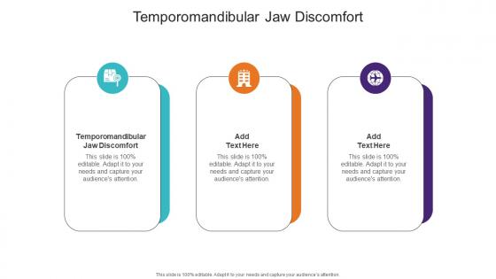 Temporomandibular Jaw Discomfort In Powerpoint And Google Slides Cpb