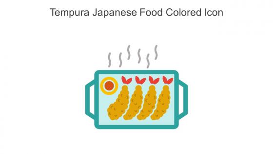 Tempura Japanese Food Colored Icon In Powerpoint Pptx Png And Editable Eps Format