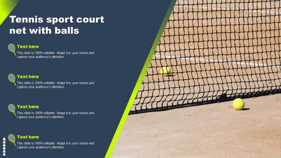 Tennis Sport Court Net With Balls