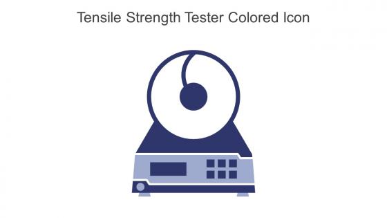 Tensile Strength Tester Colored Icon In Powerpoint Pptx Png And Editable Eps Format