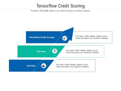 Tensorflow credit scoring ppt powerpoint presentation pictures layout cpb