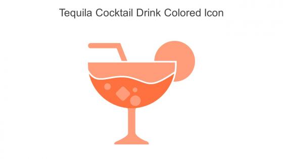Tequila Cocktail Drink Colored Icon In Powerpoint Pptx Png And Editable Eps Format