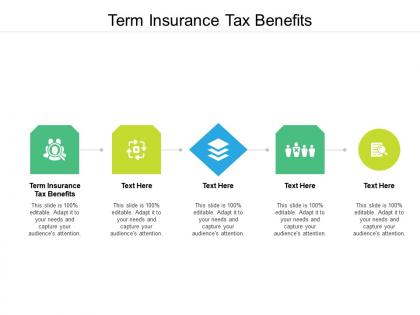 Term insurance tax benefits ppt powerpoint presentation infographic template slides cpb
