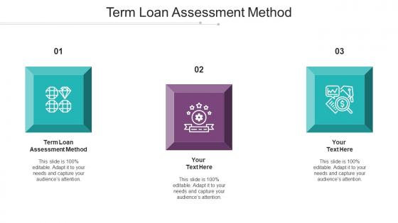 Term Loan Assessment Method Ppt Powerpoint Presentation Icon Ideas Cpb