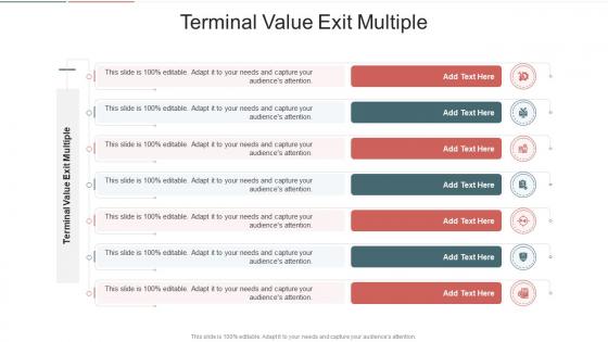 Terminal Value Exit Multiple In Powerpoint And Google Slides Cpb