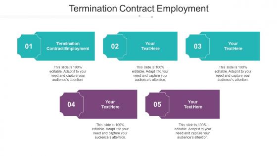 Termination Contract Employment Ppt Powerpoint Presentation Ideas Slide Cpb