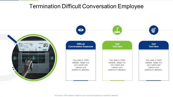 Termination Difficult Conversation Employee In Powerpoint And Google Slides Cpb
