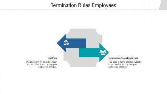 Termination rules employees ppt powerpoint presentation professional information cpb