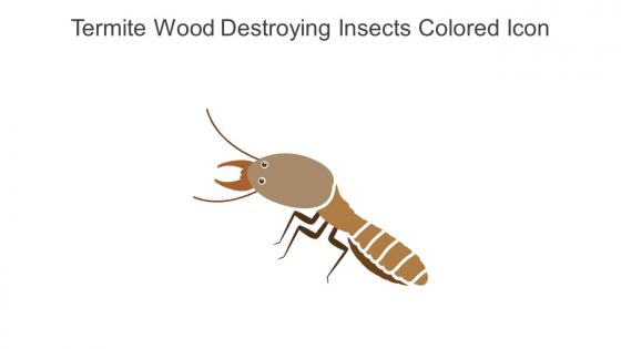 Termite Wood Destroying Insects Colored Icon In Powerpoint Pptx Png And Editable Eps Format