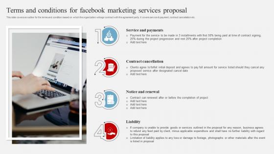 Terms And Conditions For Facebook Marketing Services Proposal