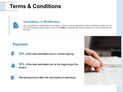 Terms and conditions payment ppt powerpoint presentation layouts gridlines