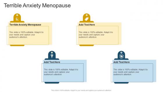 Terrible Anxiety Menopause In Powerpoint And Google Slides Cpb