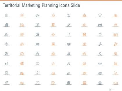 Territorial marketing planning icons slide ppt designs