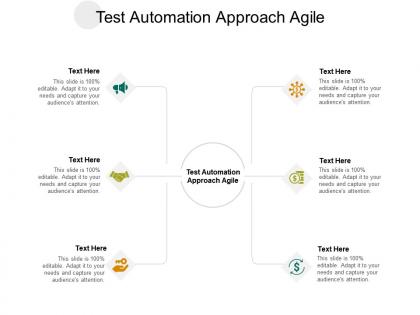 Test automation approach agile ppt powerpoint presentation professional show cpb