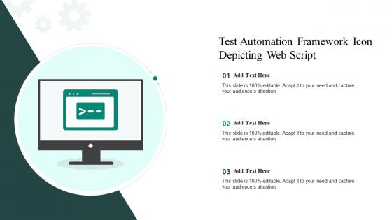 Test Automation Framework Icon Depicting Web Script