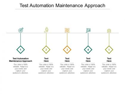 Test automation maintenance approach ppt powerpoint presentation slides inspiration cpb
