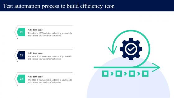 Test Automation Process To Build Efficiency Icon