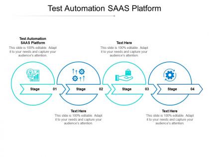 Test automation saas platform ppt powerpoint presentation portfolio ideas cpb