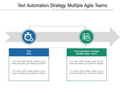 Test automation strategy multiple agile teams ppt powerpoint presentation ideas show cpb