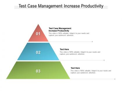 Test case management increase productivity ppt powerpoint presentation layouts grid cpb