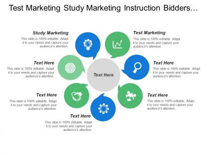 Test marketing study marketing instruction bidders proposal forms