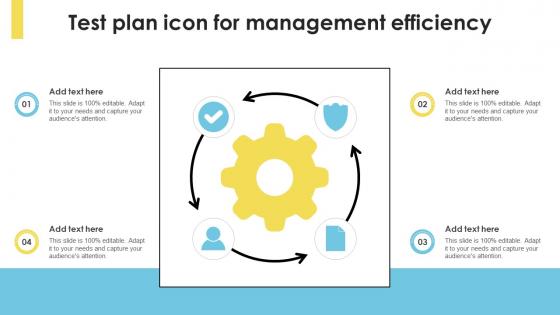 Test Plan Icon For Management Efficiency