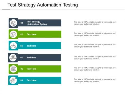 Test strategy automation testing ppt powerpoint presentation infographics objects cpb