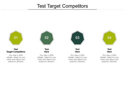 Test target competitors ppt powerpoint presentation layouts format ideas cpb