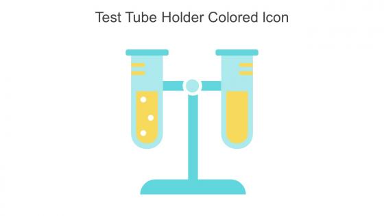 Test Tube Holder Colored Icon In Powerpoint Pptx Png And Editable Eps Format
