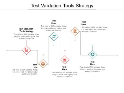 Test validation tools strategy ppt powerpoint presentation inspiration slide portrait cpb