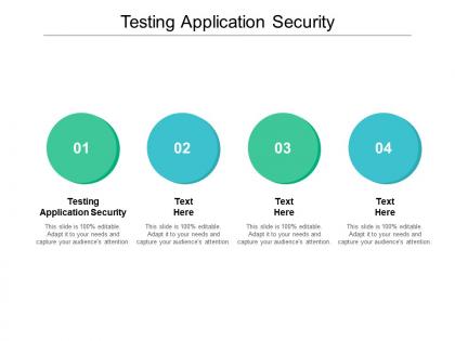 Testing application security ppt powerpoint presentation gallery master slide cpb