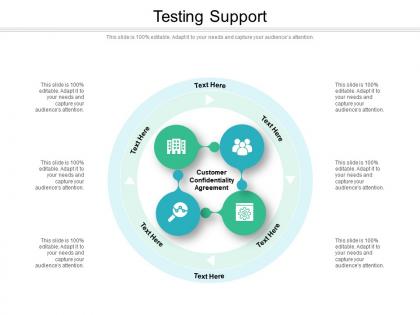Testing support ppt powerpoint presentation infographics information cpb