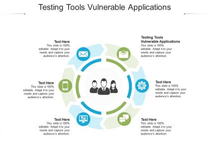 Testing tools vulnerable applications ppt powerpoint presentation show vector cpb
