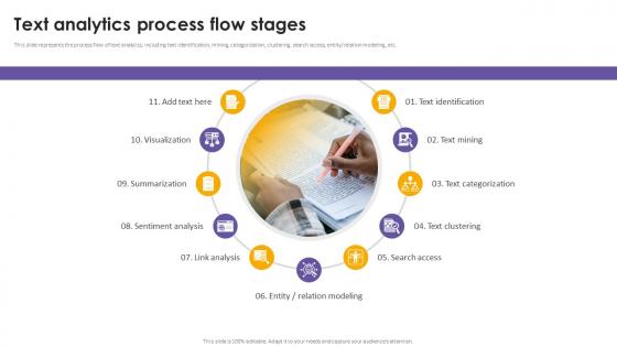 Text Analytics Process Flow Stages
