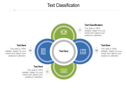 Text classification ppt powerpoint presentation pictures background image cpb