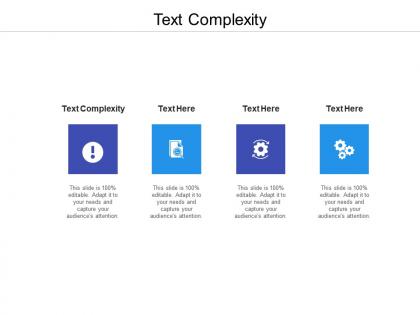 Text complexity ppt powerpoint presentation portfolio objects cpb