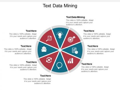 Text data mining ppt powerpoint presentation portfolio brochure cpb