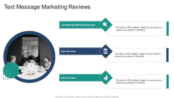 Text Message Marketing Reviews In Powerpoint And Google Slides Cpb