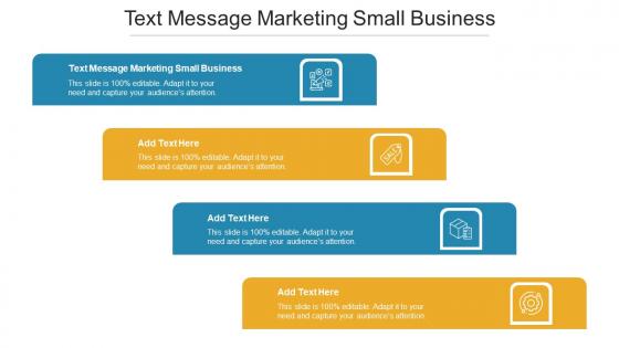 Text Message Marketing Small Business Ppt Powerpoint Presentation Ideas Cpb