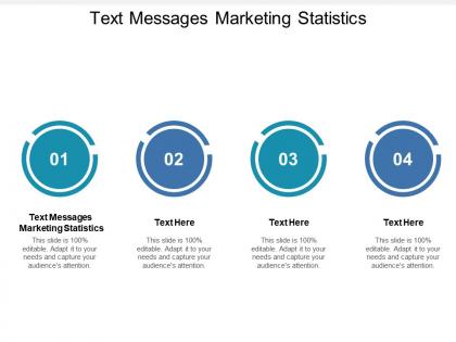 Text messages marketing statistics ppt powerpoint presentation gallery sample cpb