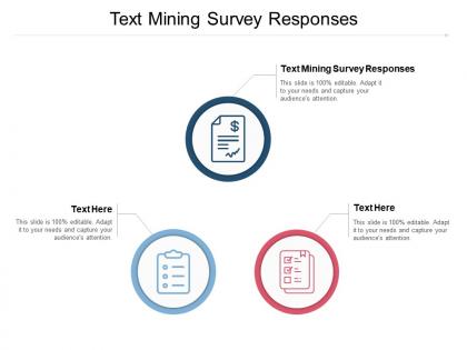 Text mining survey responses ppt powerpoint presentation infographics example cpb