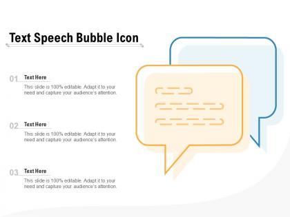 Text speech bubble icon