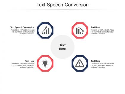 Text speech conversion ppt powerpoint presentation gallery background cpb